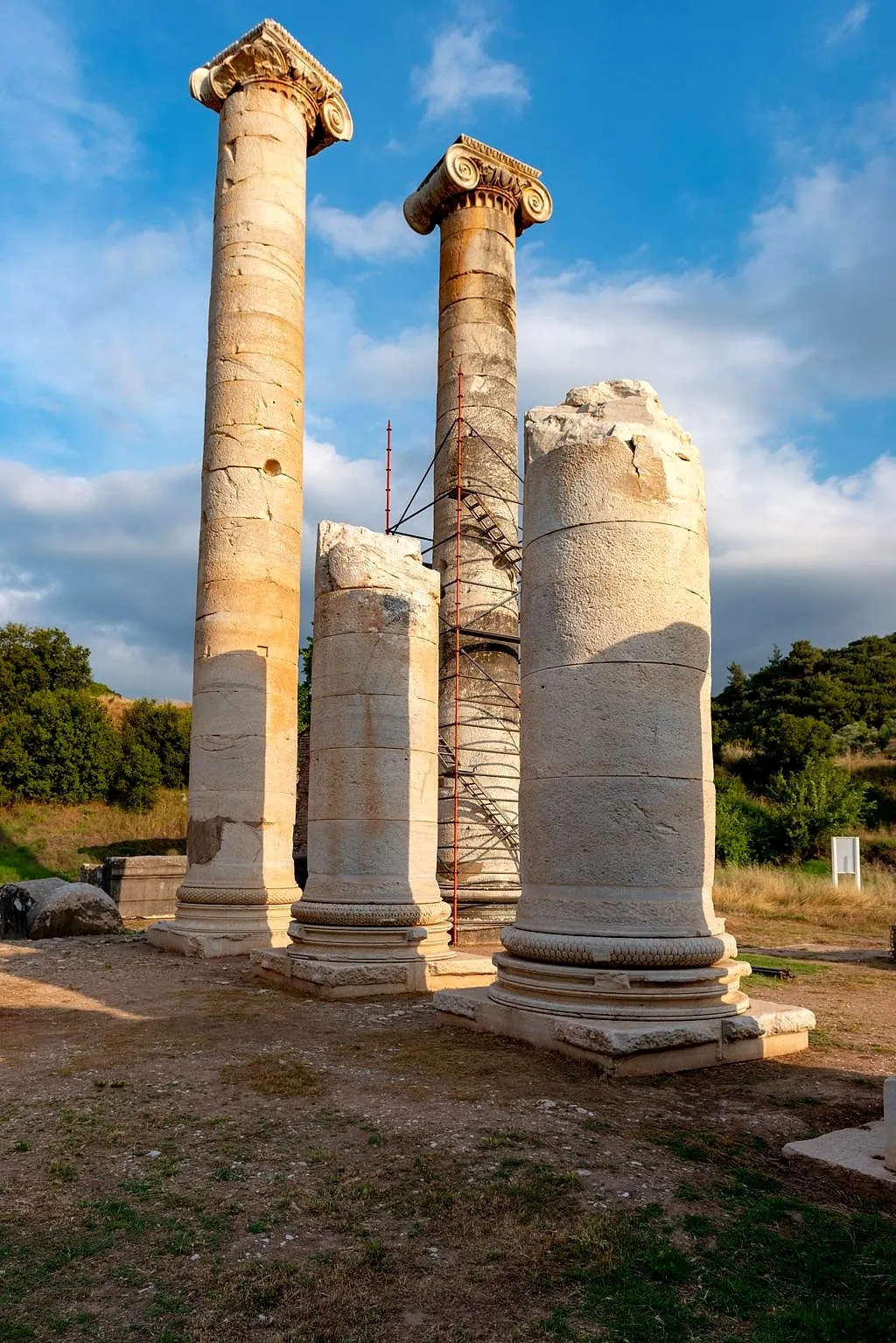 Columns of the Temple of Artemis at Sardis