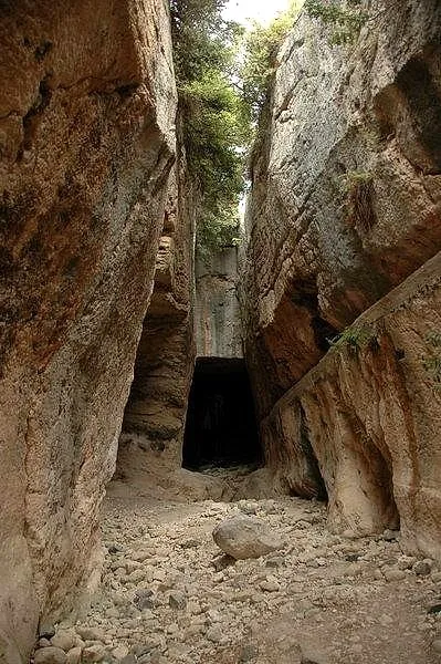 The rock-cut tunnel at Seleucia Pieria