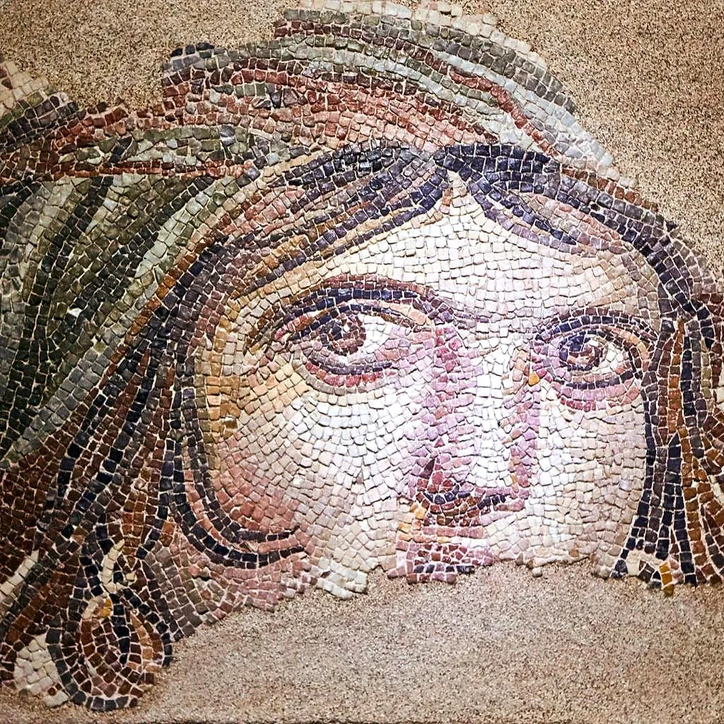 The Gypsy Girl mosaic from Zeugma